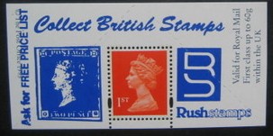 1995 GB - Boots Label - London "Collect Stamps" (2d Blue) FU